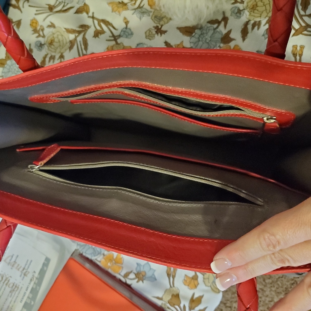 LEATHER mexican tote LARGE - Picture 6 of 6